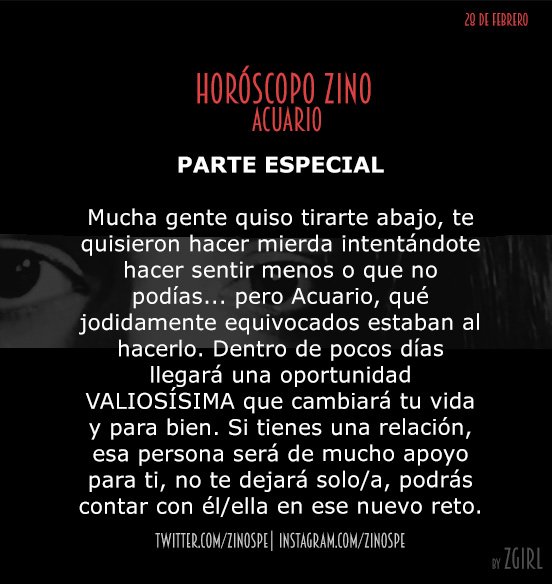 zinos__'s tweet photo. Jodidamente increíble, nació para sacarte una sonrisa y mejorar tus días... simplemente ACUARIO!
#HoróscopoZino #Acuario 
Parte I, II y ESPECIAL. https://t.co/q7g5675rUg