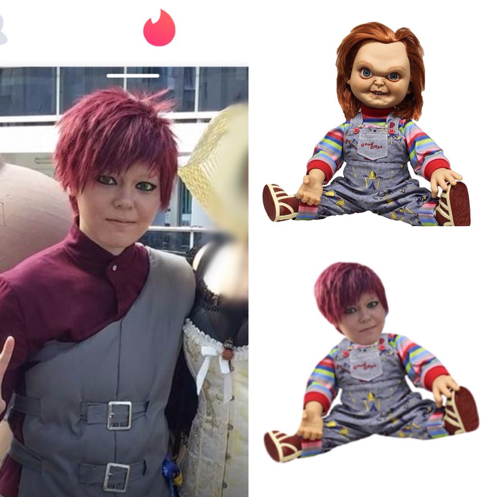 DjDeepDink's tweet photo. When you #NetflixAndChill with your #Tinder date and she tells you to put on Chucky https://t.co/1yAvT4xB3q