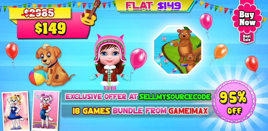 sellsourcecode's tweet image. #ExclusiveOffer At #SellmySourcecode - Top 18 #MobileGamesBundle at Just $149. Don't miss it.
➡ Purchase URL: goo.gl/QccMj1
➡ #GameBunch: goo.gl/E04cxf