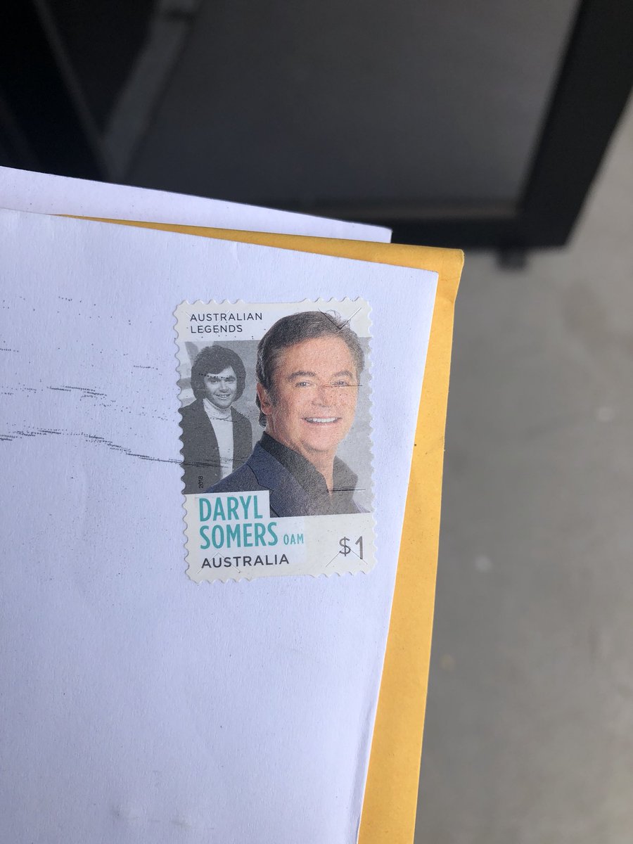 HitMakerMelb's tweet photo. Mail has never looked so damn good. @auspost #boysofsommer #daryl #stampofapproval #mailmodel https://t.co/vXQUejmPfm