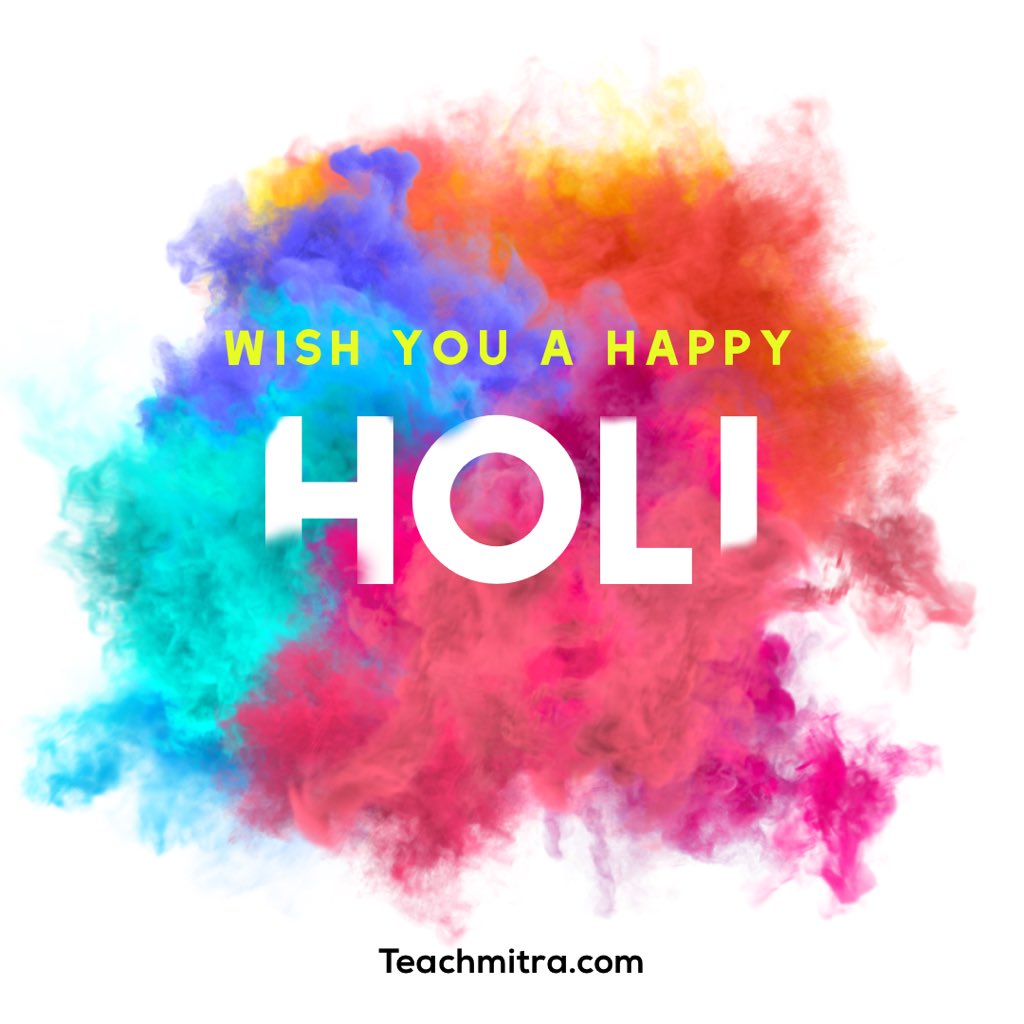 Teachmitra's tweet photo. Auspicious red. 
Sun-kissed gold. 
Soothing silver. 
Pretty purple. 
Blissful blue. 
Forever green. 

We wish you and all family members the most colorful Holi! 

#HappyHoli https://t.co/cBZVVaECJQ