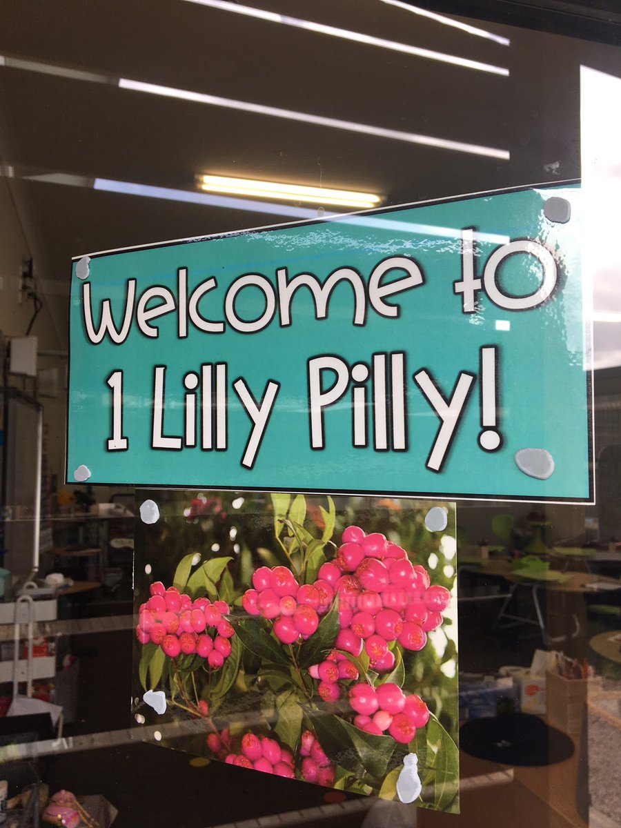 Year1LillyPilly's tweet photo. Welcome to 1 Lilly Pilly! https://t.co/wjW6GBeVjh