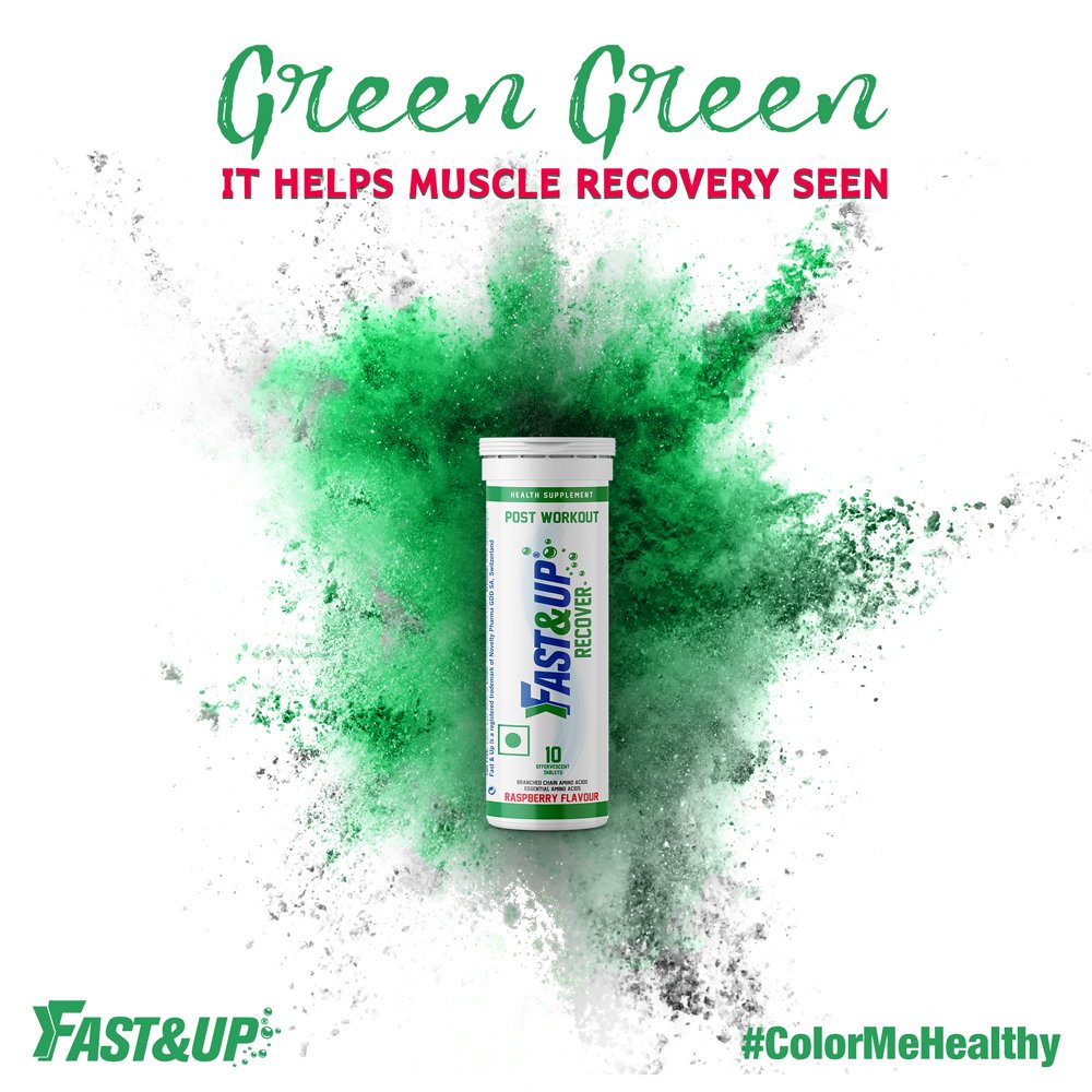 FastandUp_India's tweet photo. The colour of health!
Recover from fatigue post workout with swiss technology product Fast&Up Recover.
Go green this #Holi with #ColorMeHealthy
Order today on https://t.co/s5E3mYQ6pm
#HappyHoli #fastandup https://t.co/bp81BhYrxl