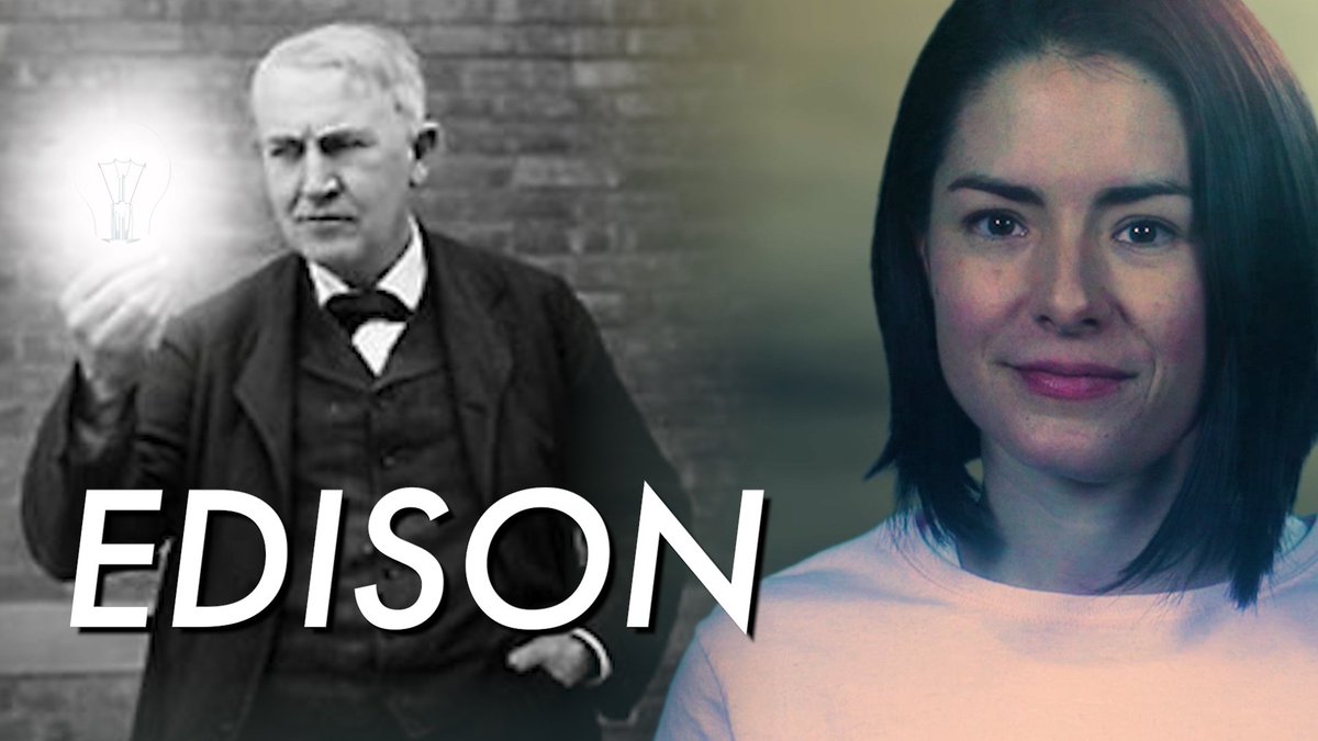 SocraticaKim's tweet photo. One of the best parts of my job @socratica is I get the time to learn more about complicated people. 
Who is Thomas Edison? 💡🎥👨‍🔬
▶️ https://t.co/VGbfwkWMb7
#STEM #scicomm #biography #history #historyofscience #HSTEM #WeCreateEdu 
#ThingsYouTubeTaughtMe https://t.co/JZLDKoFvlV