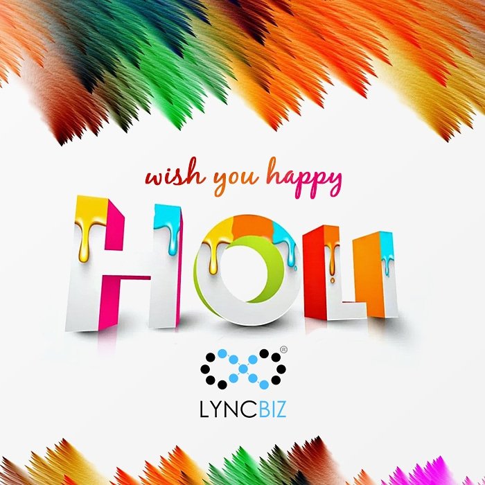 Lyncbiz's tweet photo. Wish you Happy Holi
#lyncbiz #lyncans #holi #2018 https://t.co/aDSh5h3wSW