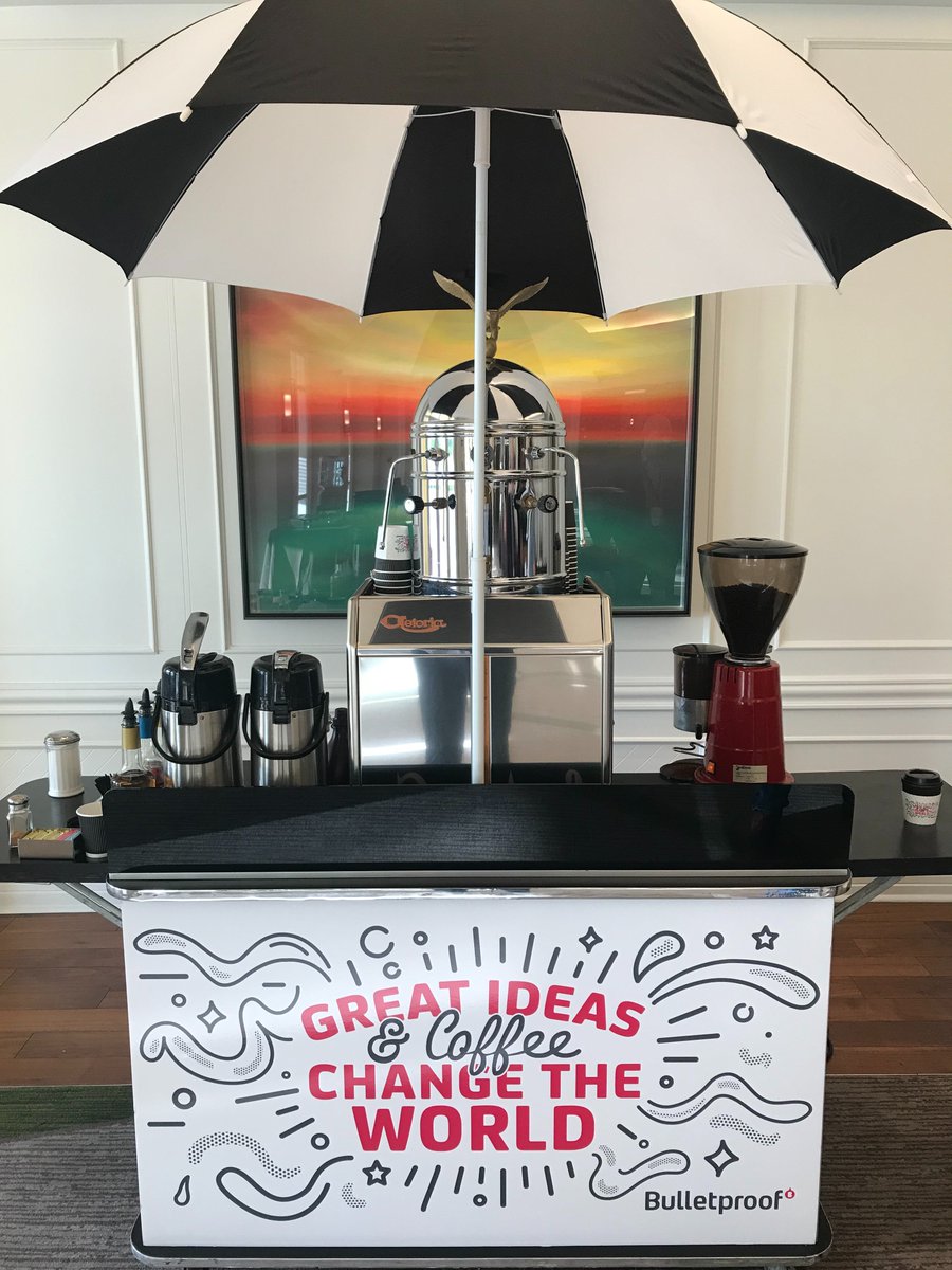 BulletproofIntl's tweet photo. Wake up and smell the coffee! Did you see us at @BXPLive Conference this week? We were serving up a cup of joe Bulletproof style. "Great ideas and #coffee change the world" after all... @PAC_Consortium #Packagingdesign #designthinking #bxplive https://t.co/buGXVARaBx
