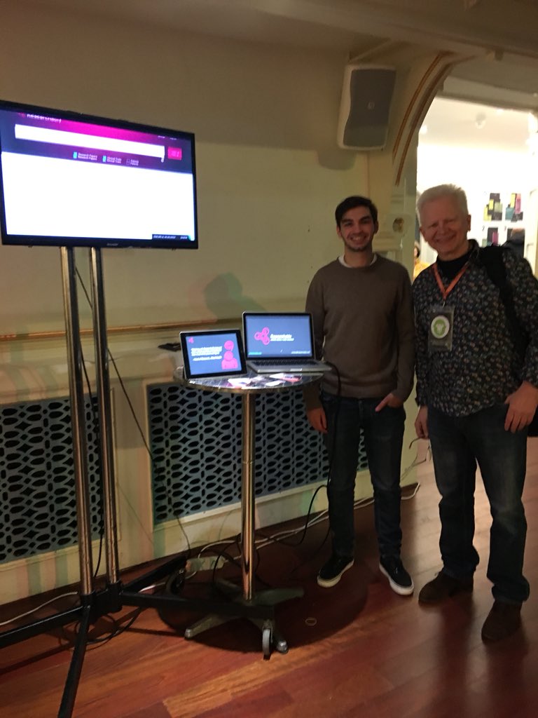 ReportGorilla's tweet photo. Great talking to Mauro at @Researchably #VFS18. Go check him out in the Innovation zone. https://t.co/j027AOCS7Q