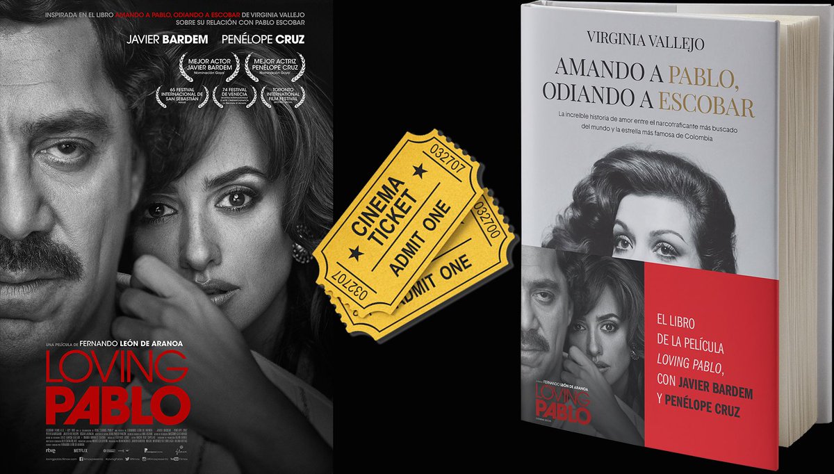 quelibroleo's tweet photo. Nuevo #sorteoQLL 
Hasta el 5 de marzo sorteamos* 10 lotes de 1 libro + 2 entradas de cine para la película de @filmax #LovingPablo 
El #libro  https://t.co/CFh1eyLY0F 
La película https://t.co/Nnde9vBLp4 
Participa https://t.co/NzUWXVIava y comparte #sorteoQLL  #LovingPablo https://t.co/VhjpjDKDoh