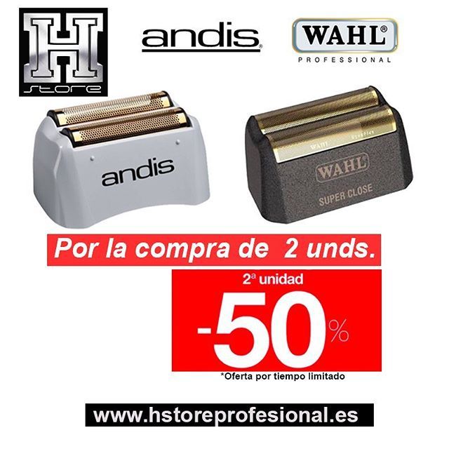 hstorepro's tweet photo. ¿NECESITAS RECAMBIOS PARA TU SHAVER? 💈💈
¡APROVECHATE! 50%DTO. en la segunda unidad. 📲https://t.co/20eDfwge6g
⏰¡Oferta por tiempo limitado!
#wahlfinale #andisprofoil #repuestos #cabezales #accesorios #shaver #afeitadora #shave #barbershop #barberia #… https://t.co/IbySBdqKWH https://t.co/VmPLRjvNrh