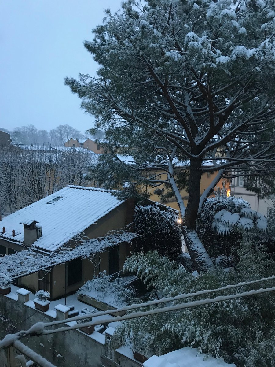 Loriat50plus's tweet photo. First day of March. Yes, it really snowed in Tuscany. Glad I’m getting away to a little bit warmer temps in Rome. Out in the knick of time. #pcm485 https://t.co/JqXyhYzBO4