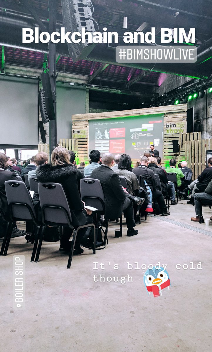 First time at #BIMShowLive, and starting with a great talk. But can someone turn the heating up. 😰