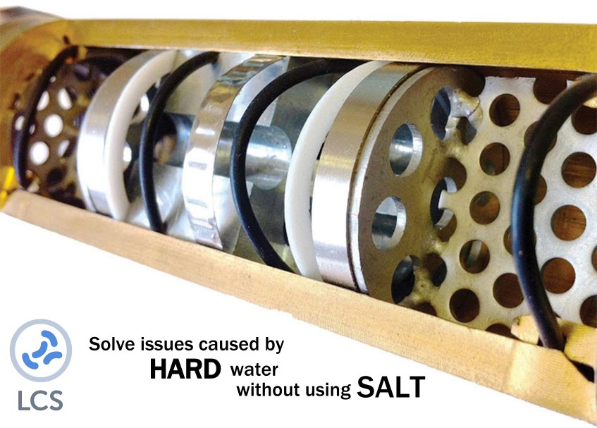 A 7 year solution to hard water issues.  They are very effective and reduce limescale by 98%.  This is installed on the mains inlet pipe providing the whole water system with conditioned water, without salt, electricity or servicing. 01827 259346 or visit lcsltduk.com/innovation/aqu…