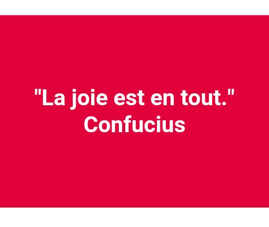 AminaLiberte's tweet photo. La joie est en tout.
Confucius 
#citation 🐼 https://t.co/N6CDhSf99g