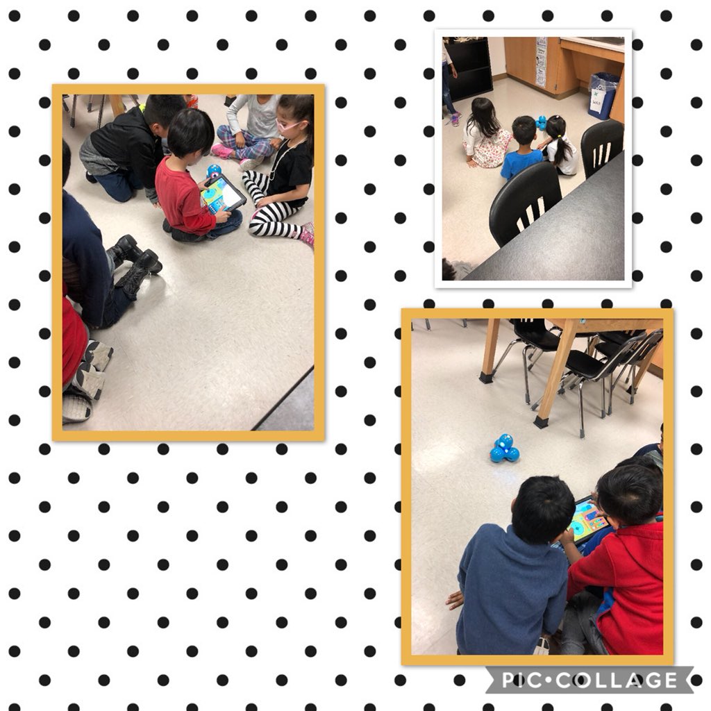 BrendaBass63's tweet photo. Kindergarten @cvme_huskies being introduced to block coding with the Dash robot. #MaddenScience https://t.co/A2qjAKvsOE