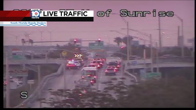 Crash on the off-ramp on I-95 SB at Sunrise Blvd #traffic https://t.co/DEuFyABdF9