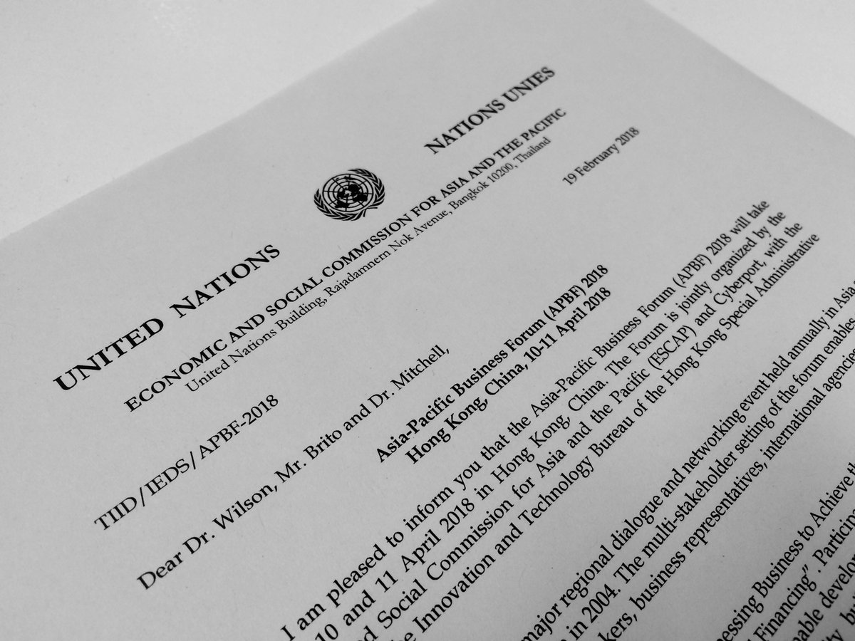 designgarrath's tweet photo. Honoured to be an invited panellist discussing #UX + #Entrepreneurship at the Asia-Pacific Business Forum 2018, organised by the United Nations ESCAP and Cyberport, with support from Hong Kong SAR. #APBF2018 #UNESBN #UNESCAP #CYBERPORT #CONNECTYET https://t.co/AyUF0Bo7cu
