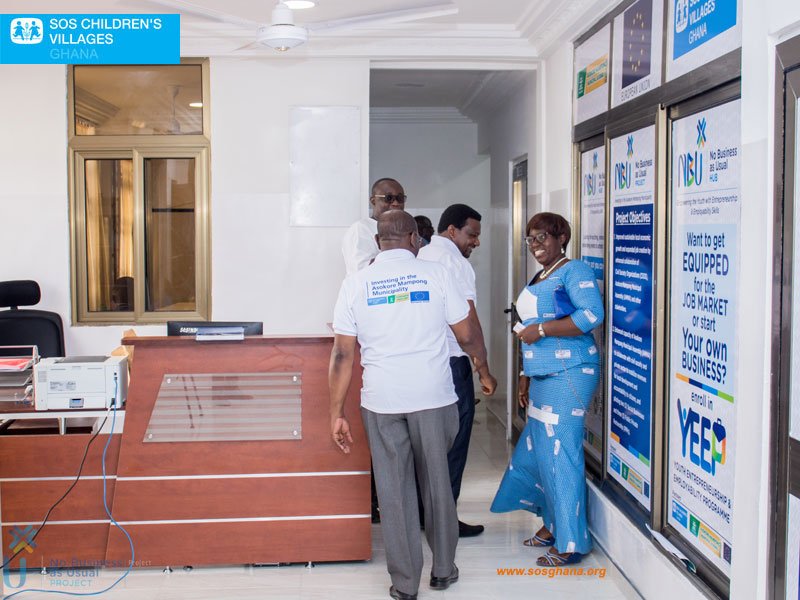 SOSCVGhana's tweet photo. SOS Children's Villages Ghana has officially launched the 'No Business as Usual' Project in Asokore Mampong. 
#SOSCVKumasi #NBUproject #FSP https://t.co/z8DyXW2hyA
