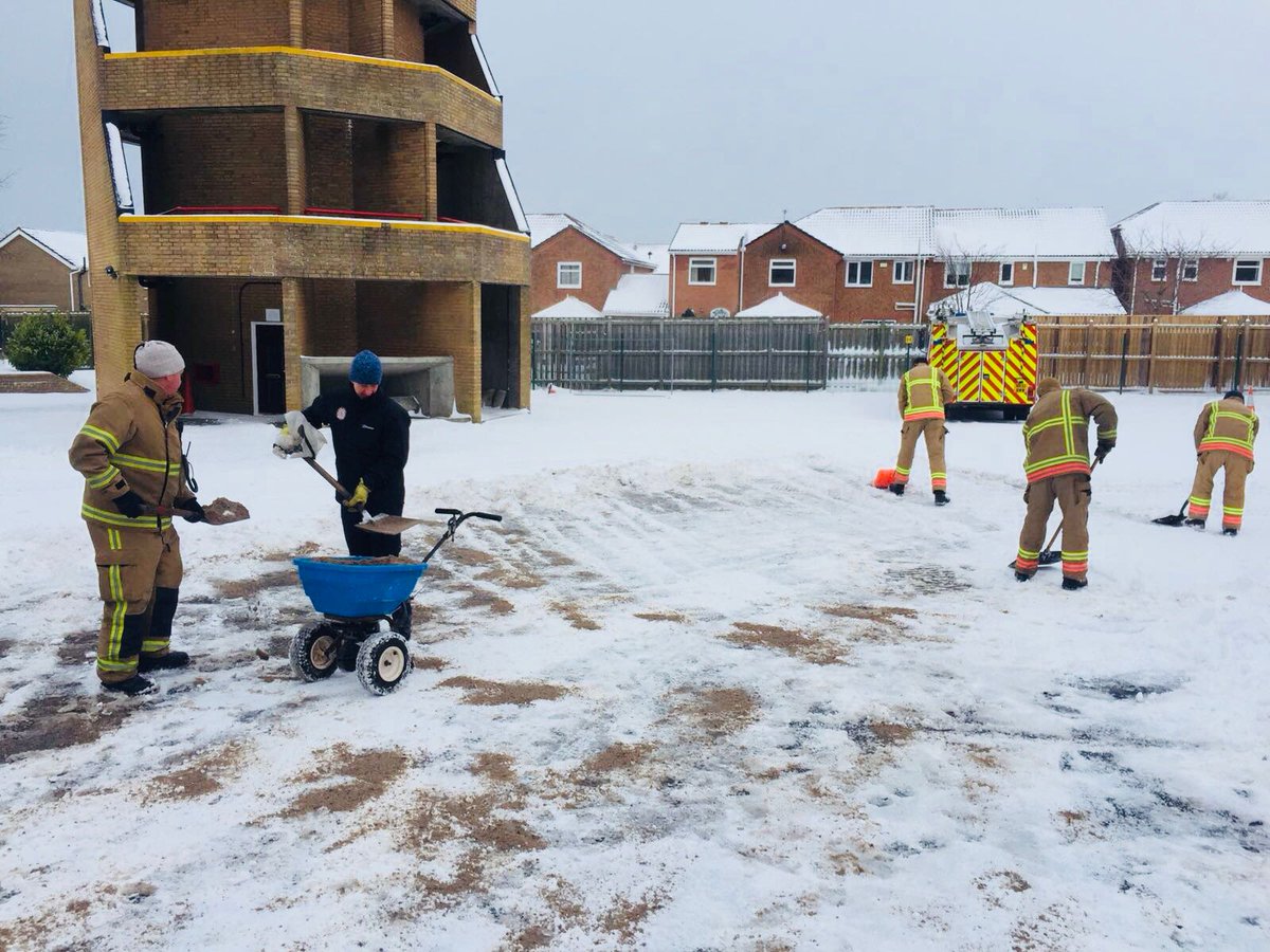 Tyne_Wear_FRS's tweet photo. Someone should tell West Denton White Watch (& Stn. Manager Hagon) that the Winter Olympics are over! But we know that they're not practicing their Curling technique, just readying the firestation for the next 'shout'. #PrepareforEverything #ready4anything https://t.co/xpk9r0Z2bH