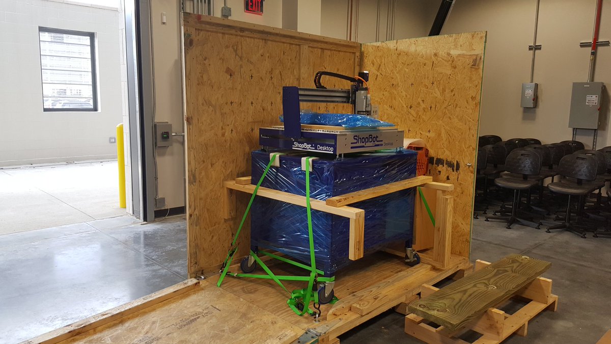 ShopBot_Sallye's tweet photo. USFLN (US Fab Lab Network) meeting at Houston Community College next week. ShopBots are populating the campus for the fantastic new Maker space and the event! #ShopBotTools #USFLN #FBFDN https://t.co/Lks5jCOax6