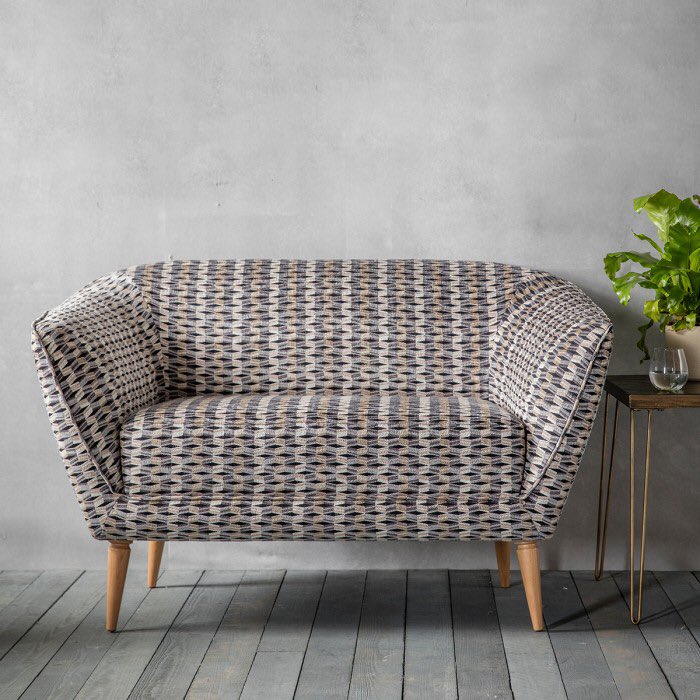 Contemporary two seater tub chair in subway grey keeping with the beautiful Scandinavian style.

#homedecor #chair #furniture #interiordesign #interiordecor #homedesign #architecture #living #style