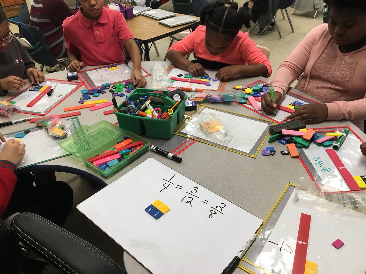 Learning equivalent fractions from the concrete to the abstract is a necessity in our room!  Couldn't have made it meaningful for my kids without the guidance of <a href="/MeganHaberkam/">Megan Haberkam</a> <a href="/BCPSMATH/">TEAMBCPS Math</a>
Grab all of my resources for fractions mathrotations.weebly.com