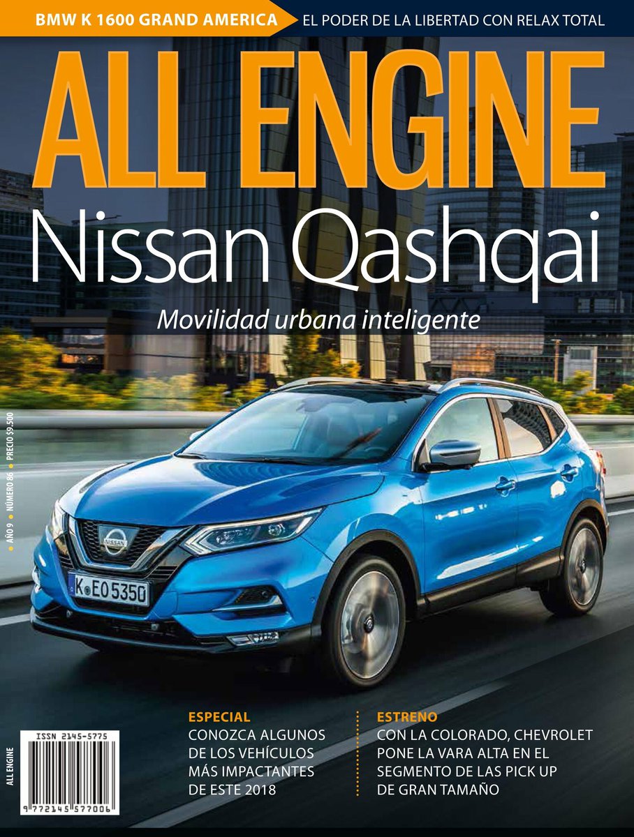 AllEnginemagaz1's tweet photo. #NuevaFotoDePerfil  Conozca la primera revista del año de @AllEnginemagaz1 con la Nissan Qashqai, movilidad urbana inteligente. https://t.co/VGQq6i9r5c