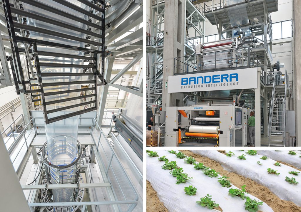 banderaontheweb's tweet photo. 7-layer AgriFutureFilm® line agricultural mulch film, agricultural fumigation film, TIF/VIF barrier film and greenhouse cover film #plastics #polymer #extrusion #innovation #machinery #MadeInItaly #futureplastics https://t.co/WxpvG0rV9B https://t.co/Uj8O53voK0