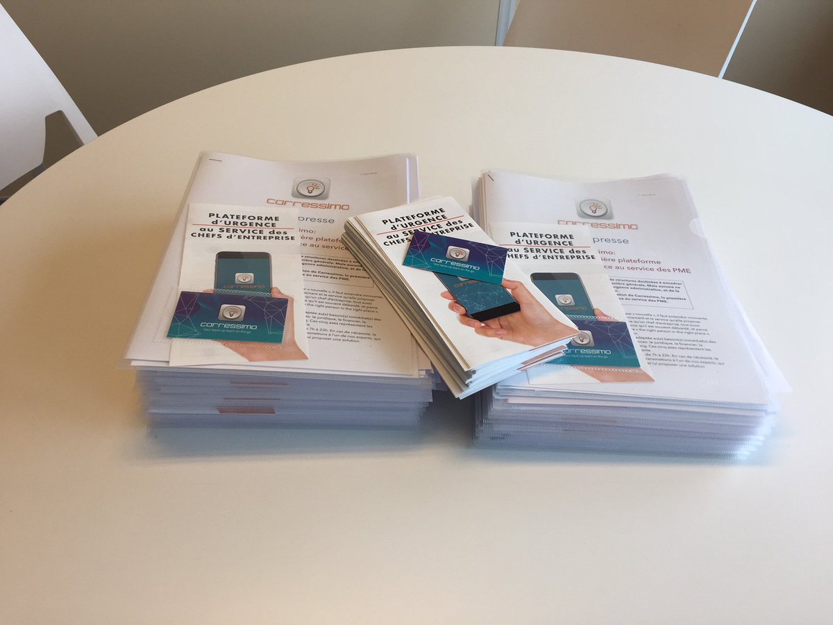 carressimo's tweet photo. Conférence de presse Carressimo Belgique, jour "J", H-2: ready to go😀 https://t.co/hHXkScgPUL