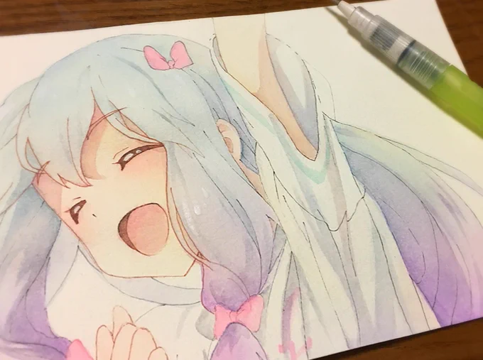 友達にあげる模写
もっと丁寧に描けばよかった… 