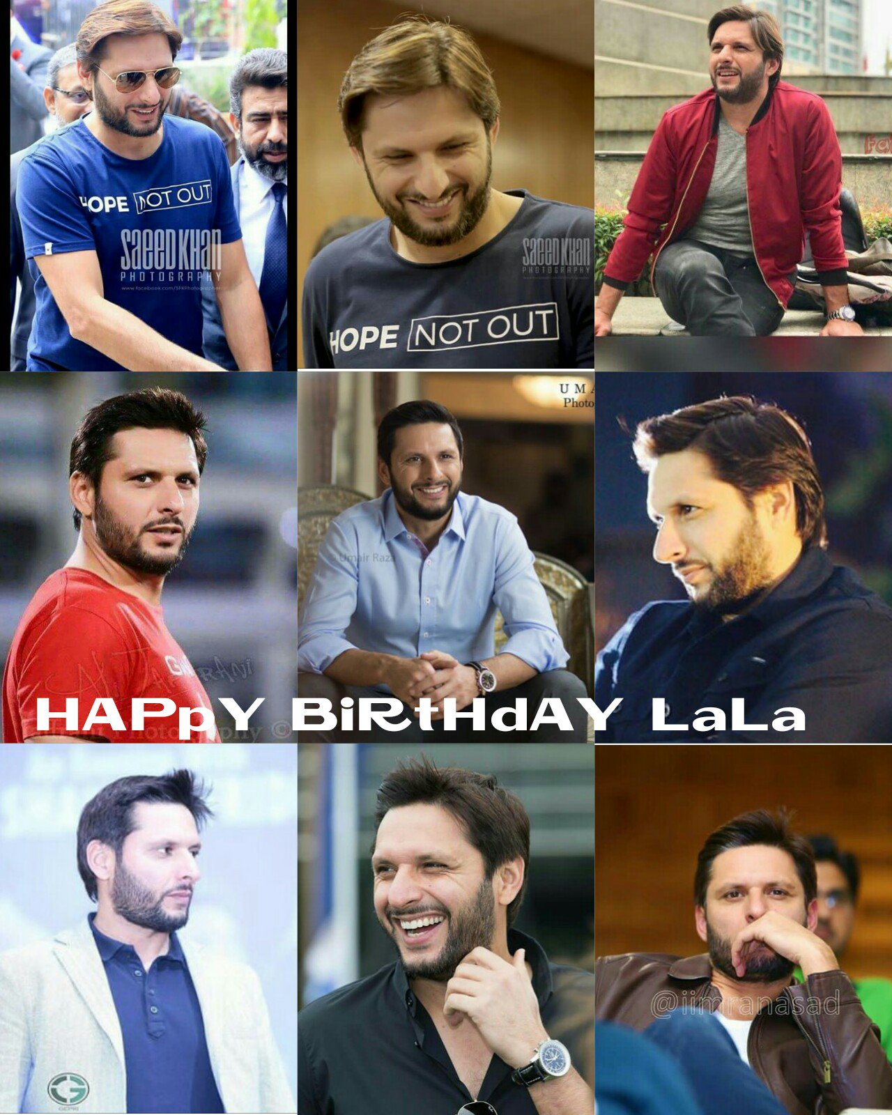 HAPPY BIRTHDAY TO THE KING OF CRICKET \"BOOM BOOM LALA SHAHID AFRIDI\"         