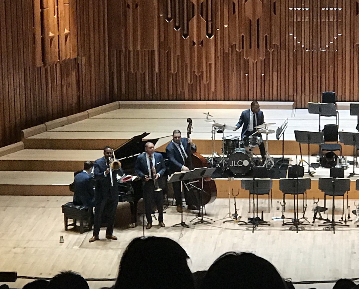 Jon1Park's tweet photo. What an amazing tribute to Leonard Bernstein @BarbicanCentre with JLCO and @wyntonmarsalis https://t.co/KEiNxf25dp