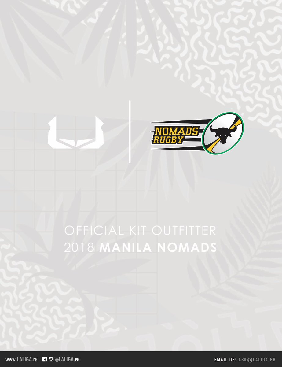laligaPH's tweet photo. Our new "Rhythm" fabric to be showcased by Philippines' most storied club; Manila Nomads Rugby Club.

Kits to be unveiled at the 30th Annual 2018 Manila10s, March 24-25!

#acutabovetherest #playforthesportnottheprize #cultivatedinthephilippineislands #throwuptheL #rugby #bespoke https://t.co/EiRo1X0zzJ