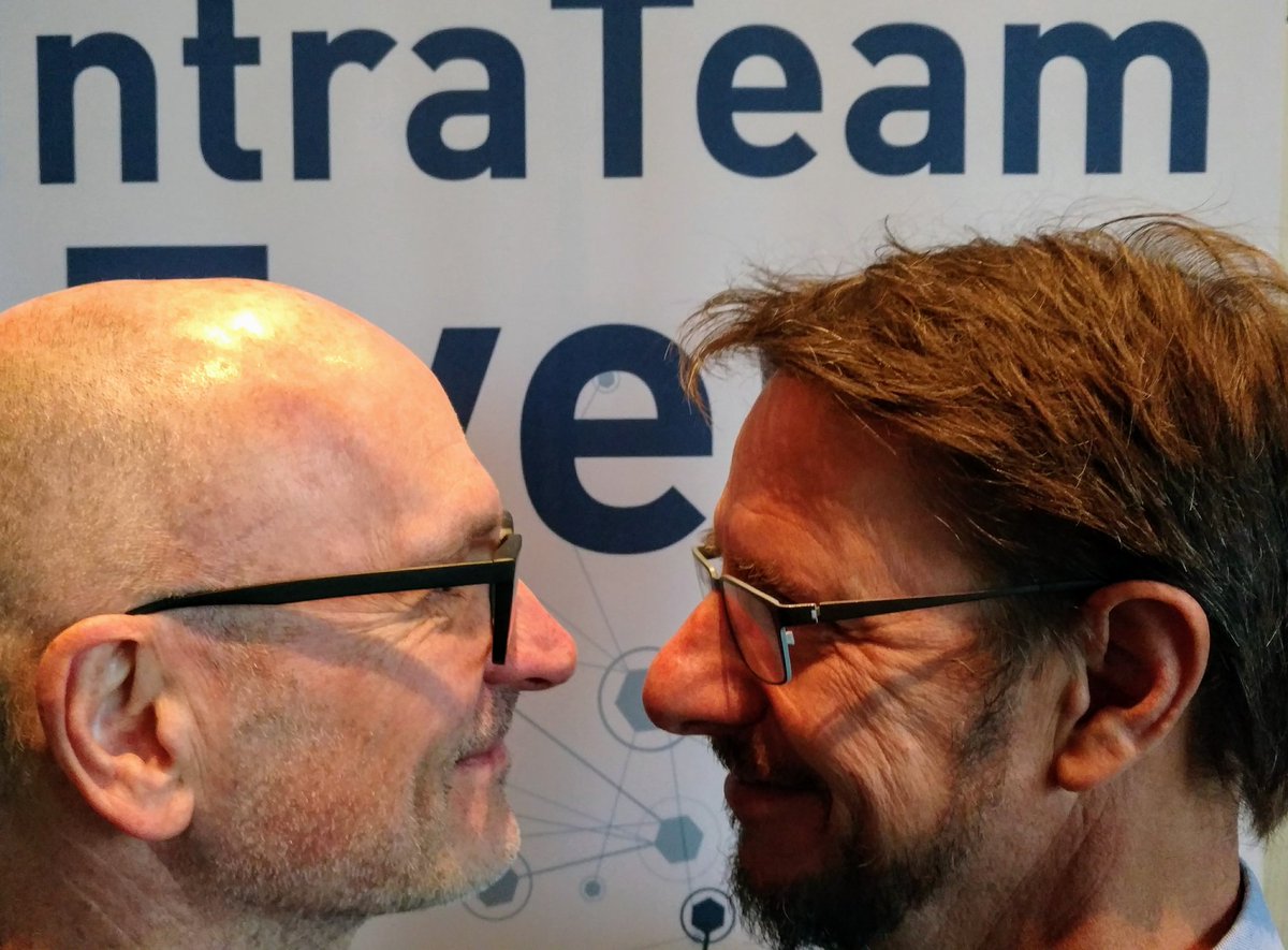 PhilKropp's tweet photo. Great last day at #IntraTeam18 . Do we win the prize Kurt? https://t.co/wwdBrxEZj7
