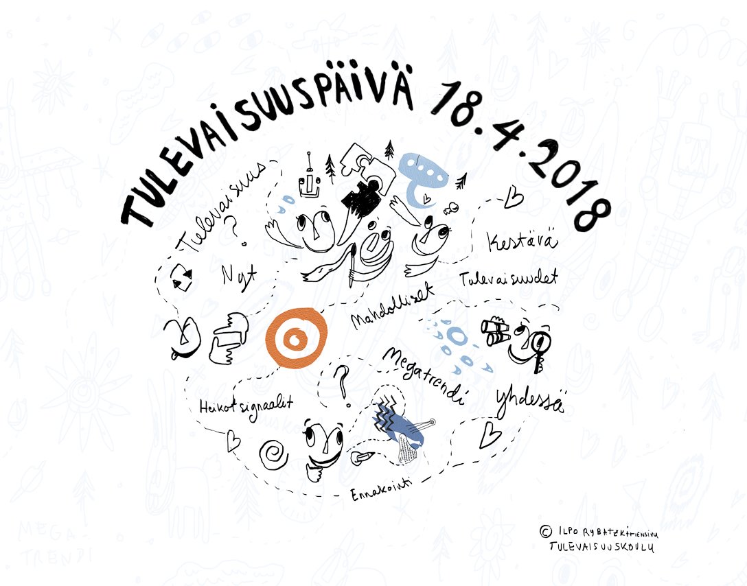 Futupaiva's tweet photo. Kutsumme kaikki Suomen koulut viettämään yhteistä tulevaisuusoppimisen teemapäivä 18.4.2018! Tervetuloa mukaan tutkimusmatkalle vaihtoehtoisiin tulevaisuuksiin 🚀 @ffrc_tutu @Tutukoulu @SitraFund @Opetushallitus @TATtalks @OhjausOte https://t.co/plQeZklqBn https://t.co/r1L2w2jA0F