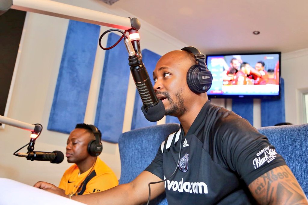 M_SportsSA's tweet photo. @djtira &amp; @naakMusiQ also joined @IamDJMandla &amp; @TumiKgasoe on @vvsportsradio 📻 this morning to chat about @blacklabelsa 's ❌#NoExcuse ❌ movement https://t.co/sAoWCfbgz0