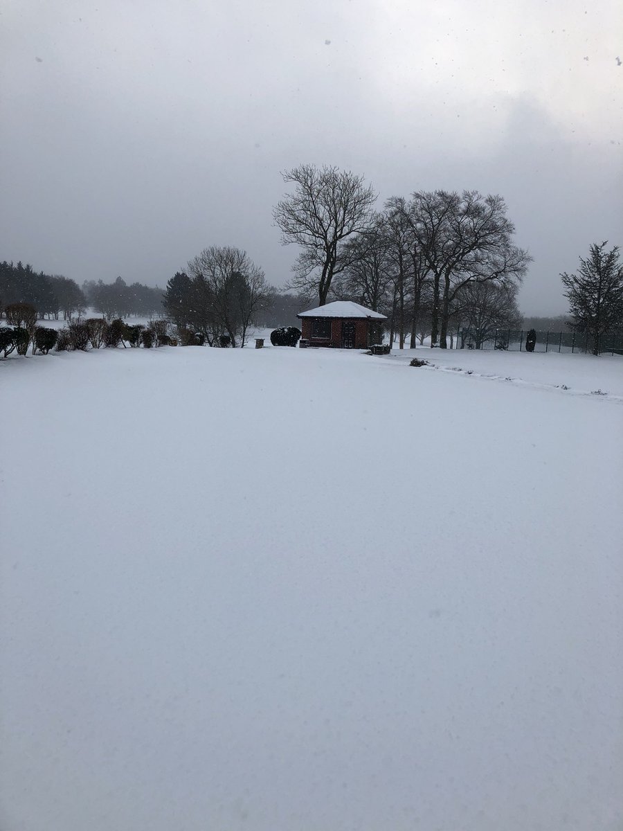 Even more snow and subzero temperatures, course remains shut!