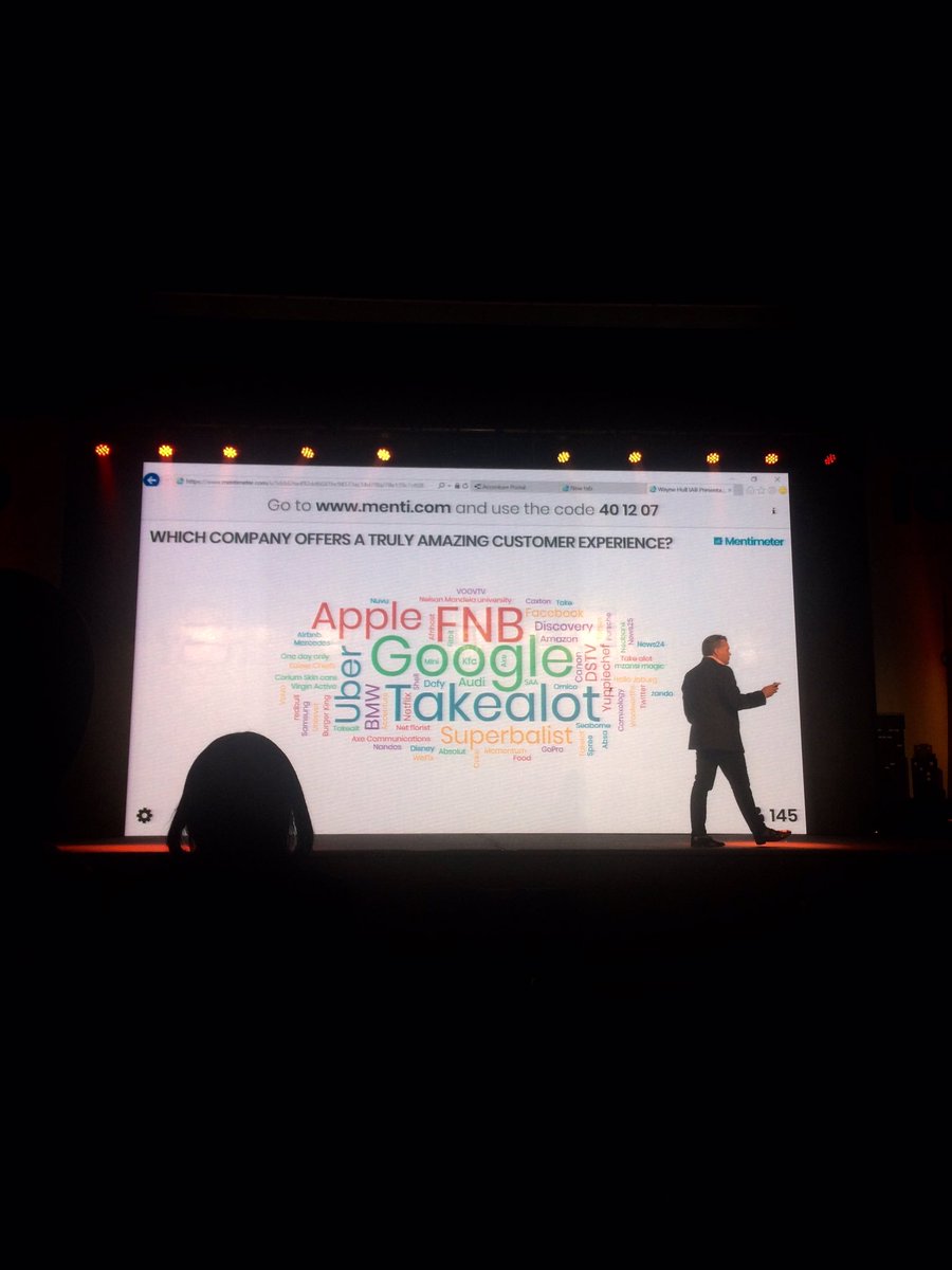 MCDMagicFactory's tweet photo. We're exploring how consumers interact with brands. @wayne_hull has the audience typing in names that we love onto https://t.co/Kl4GscmLNI. The results show instantly on the screen. 🤳🏽👇🏿 #DigitalSummit2018 https://t.co/l5UpanDkvw
