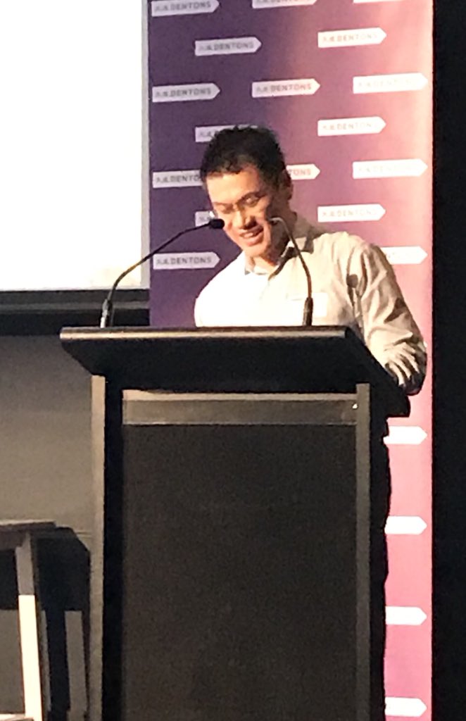 EdwinaMacOliver's tweet photo. And they’re off! Millenial trailblazer 🔥 vs corageous counsel 👩🏻‍⚖️ If we dismantle the #meritmyth are we all winners?  #corageouscounsel #DentonsDiversity #TRchangemakers @PracticalLawAus https://t.co/YSpvf9NytV