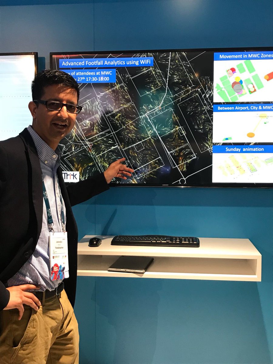 Th_1_nk's tweet image. Lots of interest in Advanced Footfall Analytics at #MWC2018 #CiscoMWC @CiscoSP360 @CiscoMobility