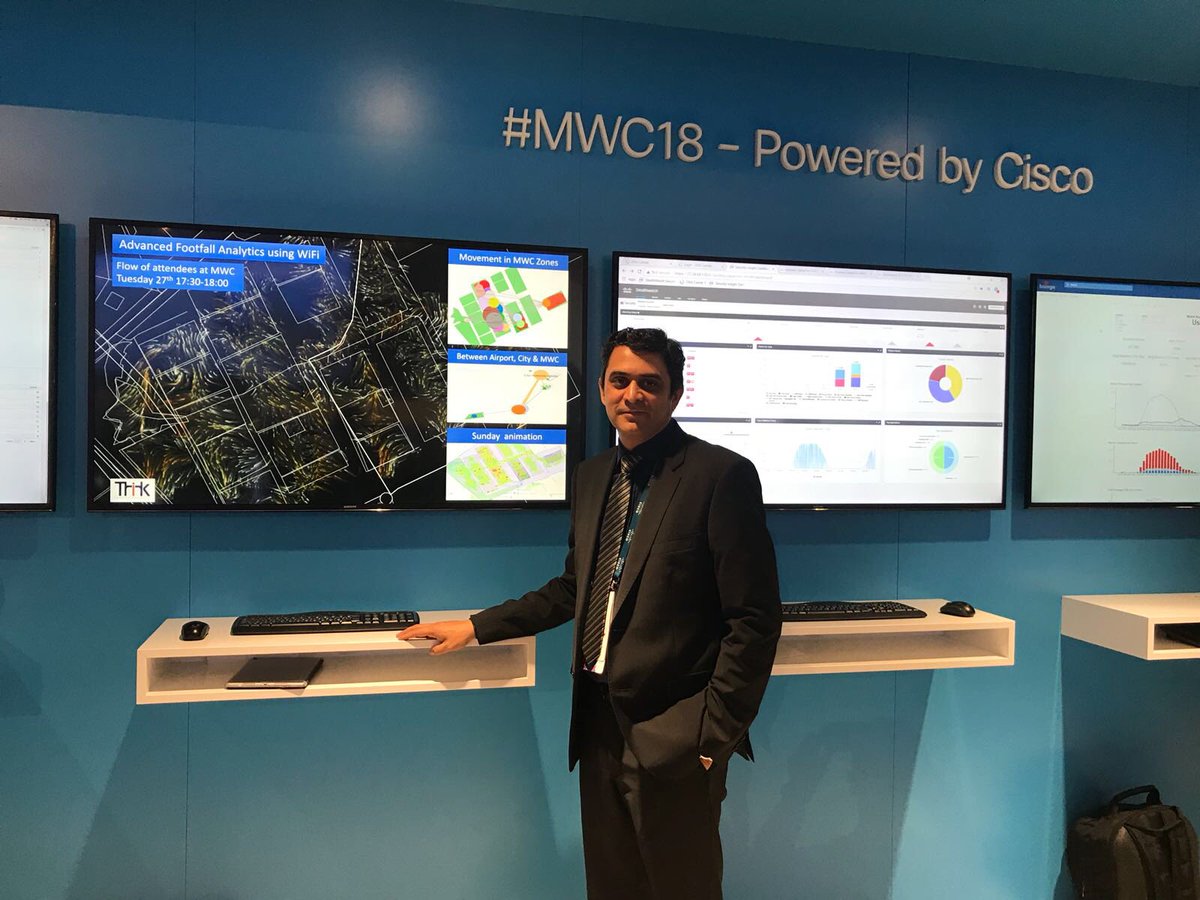 Th_1_nk's tweet image. Lots of interest in Advanced Footfall Analytics at #MWC2018 #CiscoMWC @CiscoSP360 @CiscoMobility