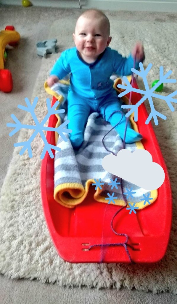 OutdoorOlly's tweet photo. #Snowmageddon #SnowDay #Sledging soo excited to get out in the snoooow!!!! Uncle @Astro_Matt27 we have more snow in the garden than Lapland. https://t.co/f87mDMhQ5a