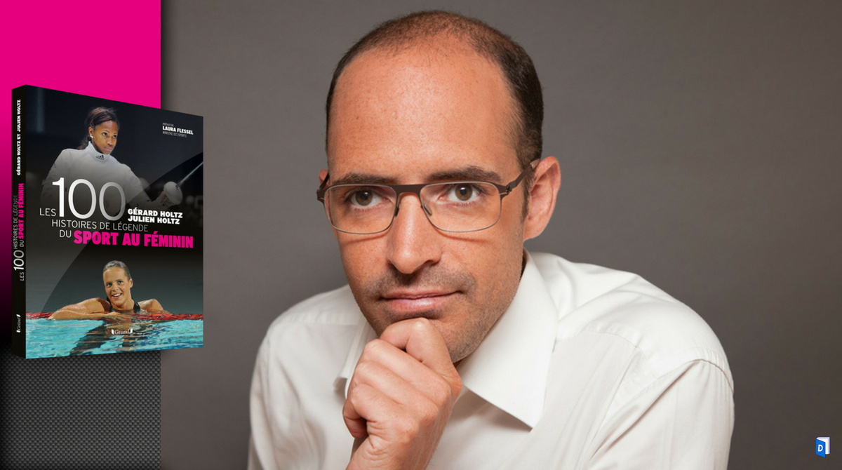 dicodusport's tweet photo. 🤾‍♀️Rencontre avec @julienholtz pour parler de son nouvel ouvrage avec Gérard Holtz, @les100histoires du sport au féminin ! 

➡️ https://t.co/c8E9RLnRu0 https://t.co/FXLoyEBPbB
