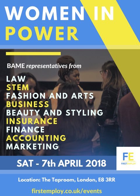 FirstEmploy's tweet photo. Good Morning! 

Have you purchased your #WomenInPower tickets yet? 

Prices are as low as £5! 

Come and join us on April 7th for an evening of networking, sharing ideas and meeting professionals! 

Get your ticket here: https://t.co/ArANhq7hxg https://t.co/CW1h2eYrOi