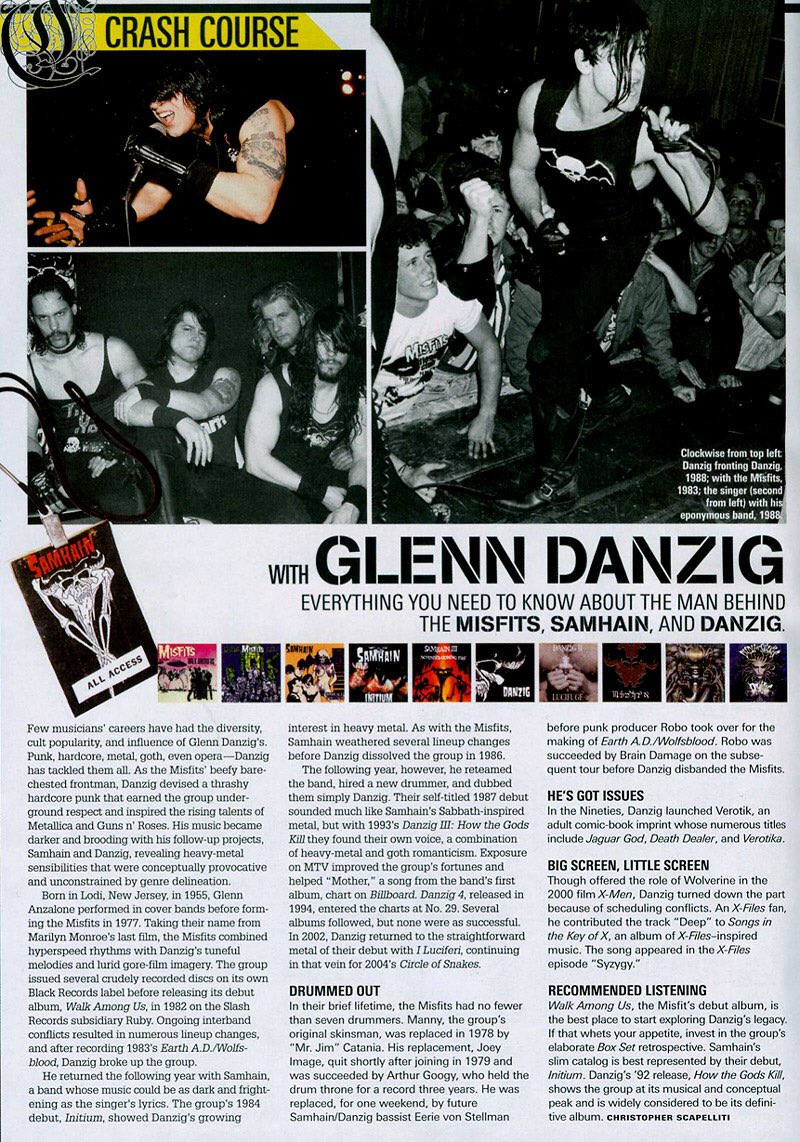 ThisDayInDanzig's tweet image. 2005. Danzig in Revolver Magazine. #OnThisDay