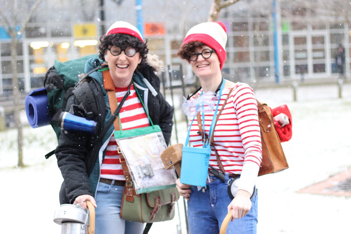 .<a href="/CockshutHillSch/">Cockshut Hill School</a> Whatever the weather, we've found 2 'Wallies' <a href="/WorldBookDayUK/">World Book Day UK 📚</a> <a href="/CockshutEnglish/">Cockshut English</a>