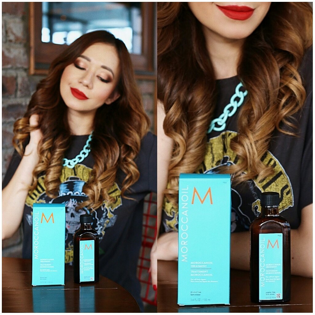 Here's my holy grail // <a href="/moroccanoil/">Moroccanoil</a> 💕
I've been using this since many years now and it's become the foundation of my hair care routine. I use it right after I towel dry my hair and it adds that instant nourishment. Loveeee 
#ad #MoroccanOil #ArganEveryday
