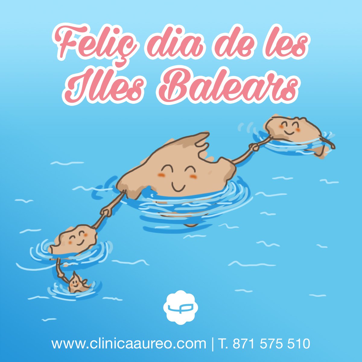 ClinicaAureo's tweet photo. #FelizJueves 🌞 y feliz día de las Islas Baleares 😘
#DiaIB2018 #ClínicaÁureo #Mallocra #Diadelesillesbalears https://t.co/sQ6LhgOg9y