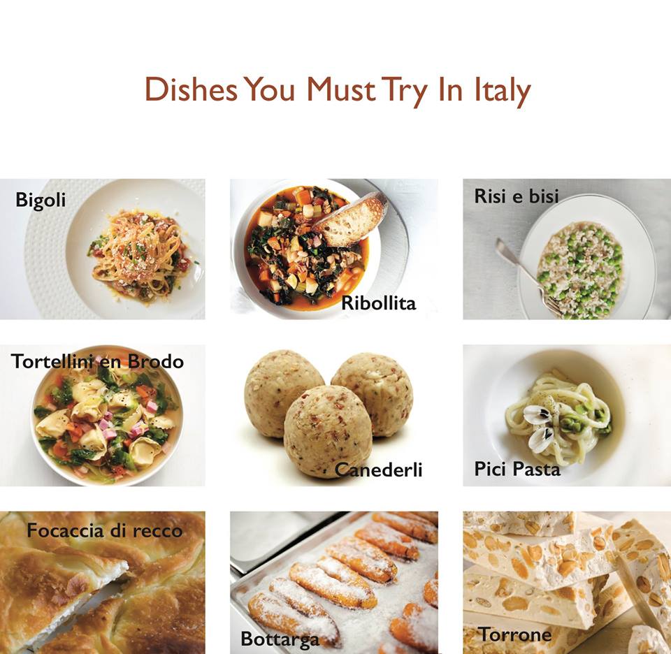 Fernwehholidays's tweet photo. Don't limit yourself to pizza and gelato. Here are some terrific, lesser-known dishes we have listed down that you need to try on your next trip to Italy.

#fernwehholidays #travelwithfernweh #traveltips #feedthatwanderlust #experiencefernweh #travelbugdiaries #italy https://t.co/vTtTsPjw8z