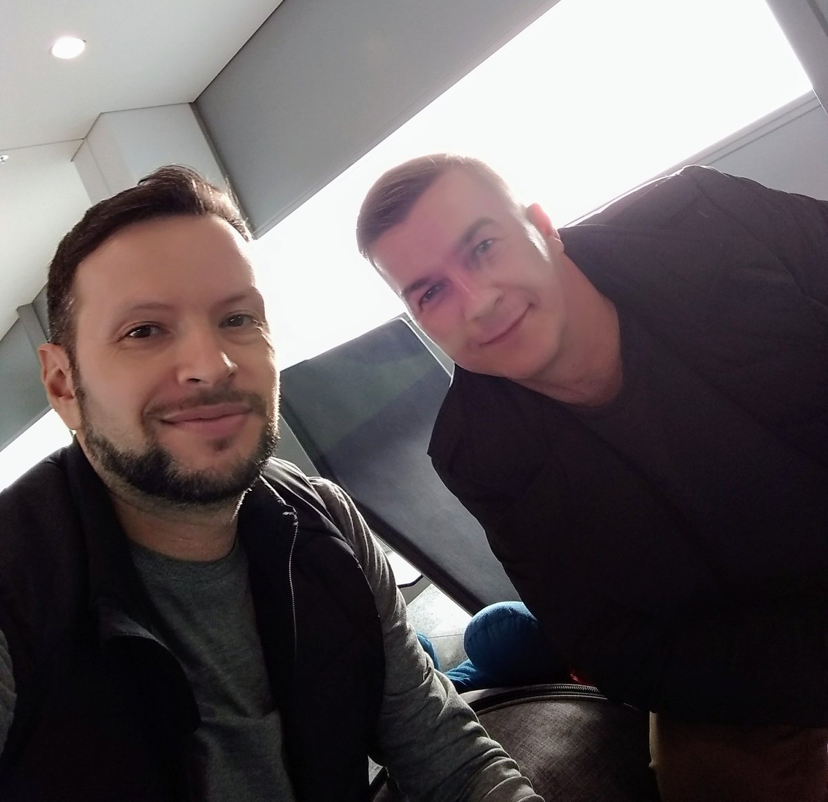 ailon's tweet photo. First @extendee success story. Met @victormeirans on the way to #MVPSummit https://t.co/AgDYmSbcdg