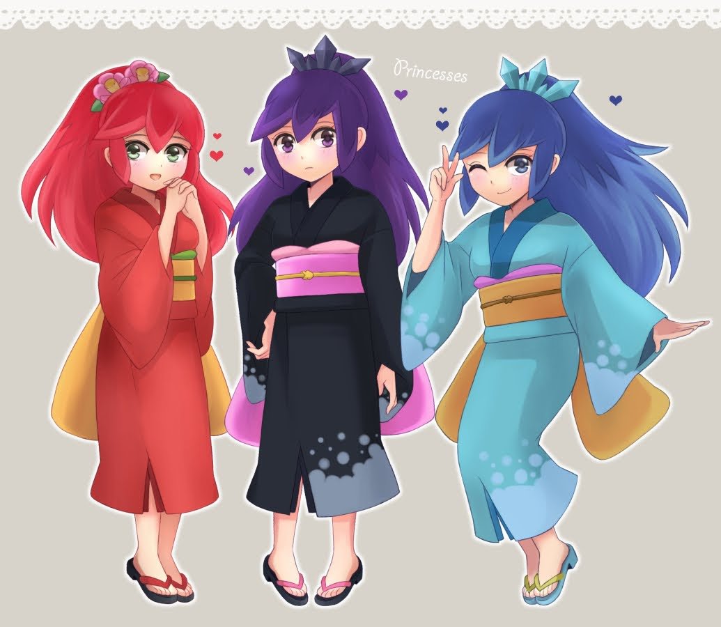 三姫のみんなで仲良くひなまつり祭 タグお借りします🎎 三姫が揃っての